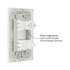Conjunto Interruptor Simples e Tomada 10A Branco InovaPro Alumbra