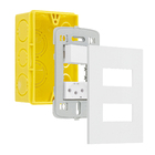 Conjunto Interruptor Simples e Tomada 10A Branco InovaPro Alumbra