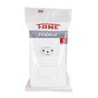 Conjunto de Interruptor Simples e Tomada Branco Habitat Fame