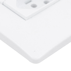 Conjunto de Interruptor Simples e Tomada Branco Habitat Fame