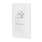 Conjunto de Interruptor Simples e Tomada Branco Habitat Fame