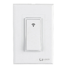 Conjunto Interruptor Simples Inteligente WiFi Branco Líder