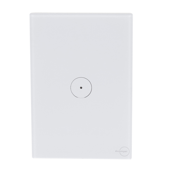 Conjunto Interruptor Touch 1 Pad 4X2 Branco Vetro