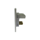 Conjunto Interruptor Touch 1 Pad + Tomada 2P+T 10A 4X2 Branco Vetro