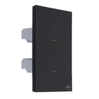 Conjunto Interruptor Touch 2 Pad 4X2 Preto Vetro