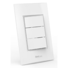 Conjunto Interruptor Triplo Paralelo 4x2 - Beleze Branca - 14