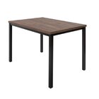 Conjunto Jade Flex 1,10m Tampo Laminado Com 4 Cadeiras Preto