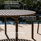 Conjunto Jardim 1 Mesa Ø130cm 4 Cadeiras Com Braços 1 Ombrelo