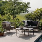 Conjunto Jardim 1 Sofá 1 Poltrona 1 Mesa Baixa 1 Mesa Centro