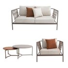 Conjunto Jardim 1 Sofá 1 Poltrona 1 Mesa Baixa 1 Mesa Centro