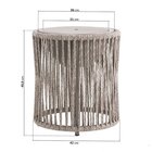 Conjunto Jardim 2 Chaise 1 Sofá 1 Puff 1 Mesinha 1 Champanhei