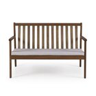 Conjunto Jardim Banco E Mesa Auxiliar Madeira Maciça Gurupi C