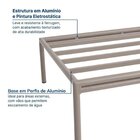 Conjunto Jardim E Varanda 1 Chaise 1 Sofá 1 Puff 1 Mesa Later