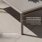 Conjunto Jardim E Varanda 1 Chaise 1 Sofá 1 Puff 1 Mesa Later