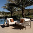 Conjunto Jardim E Varanda 1 Chaise 1 Sofá 1 Puff 1 Mesa Later