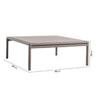 Conjunto Jardim E Varanda 1 Chaise 1 Sofá 1 Puff 1 Mesa Later