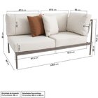 Conjunto Jardim E Varanda 1 Chaise Direita 1 Chaise Esquerda