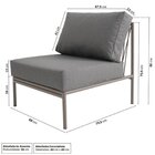 Conjunto Jardim E Varanda 1 Chaise Direita 1 Chaise Esquerda