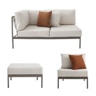 Conjunto Jardim E Varanda 1 Chaise Esquerda 1 Sofá 1 Puff Ref