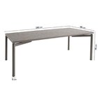 Conjunto Jardim E Varanda 1 Mesa 190cm 6 Cadeiras Com Braços