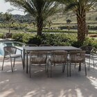 Conjunto Jardim E Varanda 1 Mesa 190cm 8 Cadeiras Com Braços