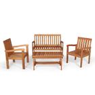 Conjunto Jardim Em Madeira Robust - Natural