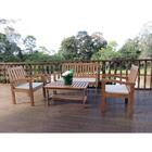 Conjunto Jardim Em Madeira Rustic - Bege