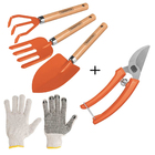 Conjunto Jardinagem 4 Peças Tramontina Mais Luvas Brinde