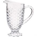 Conjunto Jarra Maurícia E 6 Copos De Vidro Transparente Home