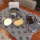 Conjunto Jogo Café Da Manhã 4 Peças Inox Mesa Zanella