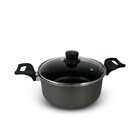 Conjunto Jogo De Panela Antiaderente 5 Peças Alumínio - Grafi