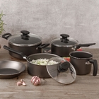 Conjunto Jogo Panelas 5 Peças Antiaderente Tramontina Loreto