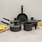 Conjunto Jogo Panelas 5 Peças Antiaderente Tramontina Loreto