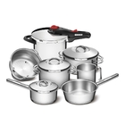 Conjunto Jogo Panelas 7pc Inox Fundo Triplo Tramontina Solar