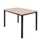 Conjunto Karina Flex 1,10m Tampo Laminado Com 4 Cadeiras Pret