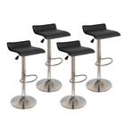 Conjunto Kit 4 Banquetas Wave Toquio Belo Horizonte Pretas