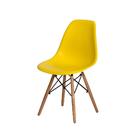 Conjunto Kit 4 Cadeiras Eiffel Eames Amarela + 1 Mesa Eames 8