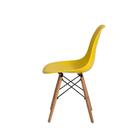 Conjunto Kit 4 Cadeiras Eiffel Eames Amarela + 1 Mesa Eames 8