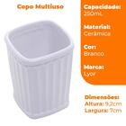 Conjunto Kit Banheiro 3 Peças Cerâmica Branco Antibes