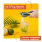 Conjunto Kit De Utensílios De Cozinha 2 Pçs Azul - Oikos