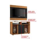 Conjunto Kit Home Painel Suspenso E Rack Bancada Para Tv Até