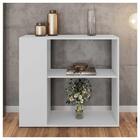 Conjunto Kit Sala De Estar Mesas E Aparador Opala Branco