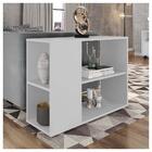 Conjunto Kit Sala De Estar Mesas E Aparador Opala Branco