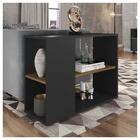 Conjunto Kit Sala De Estar Mesas E Aparador Opala Preto