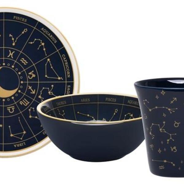 Conjunto Lanche Oxford 3 Peças Zodíaco Am03-5627