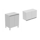 Conjunto Lavanderia Aéreo 2 Portas 1 Prateleira E Balcão 2 Po