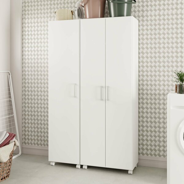 Conjunto Lavanderia Armário 1 Porta E Armário 2 Portas 3 Prat