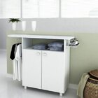 Conjunto Lavanderia Com Armário E Tábua De Passar Organizador