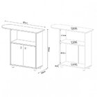 Conjunto Lavanderia Multiuso 2 Peças 1 Tábua De Passar Tp3050