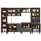 Conjunto Lavanderia Multiuso 6 Peças Amêndoa Chumbo Holanda S